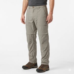 ExOfficio Men’s Buzz Off Convertible Hiking Pants Insect Shield Nylon L